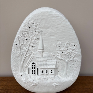 Ovaal ei  med.  "Spring church"