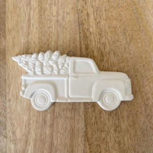 Truck/tree flat ornament